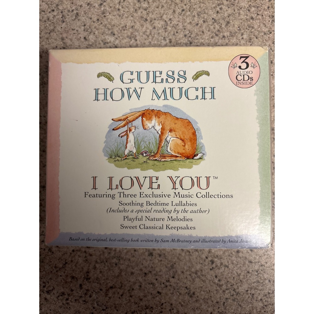Guess How Much I Love You 3 Audio CD Set Lullabies Nature Classical Music Set